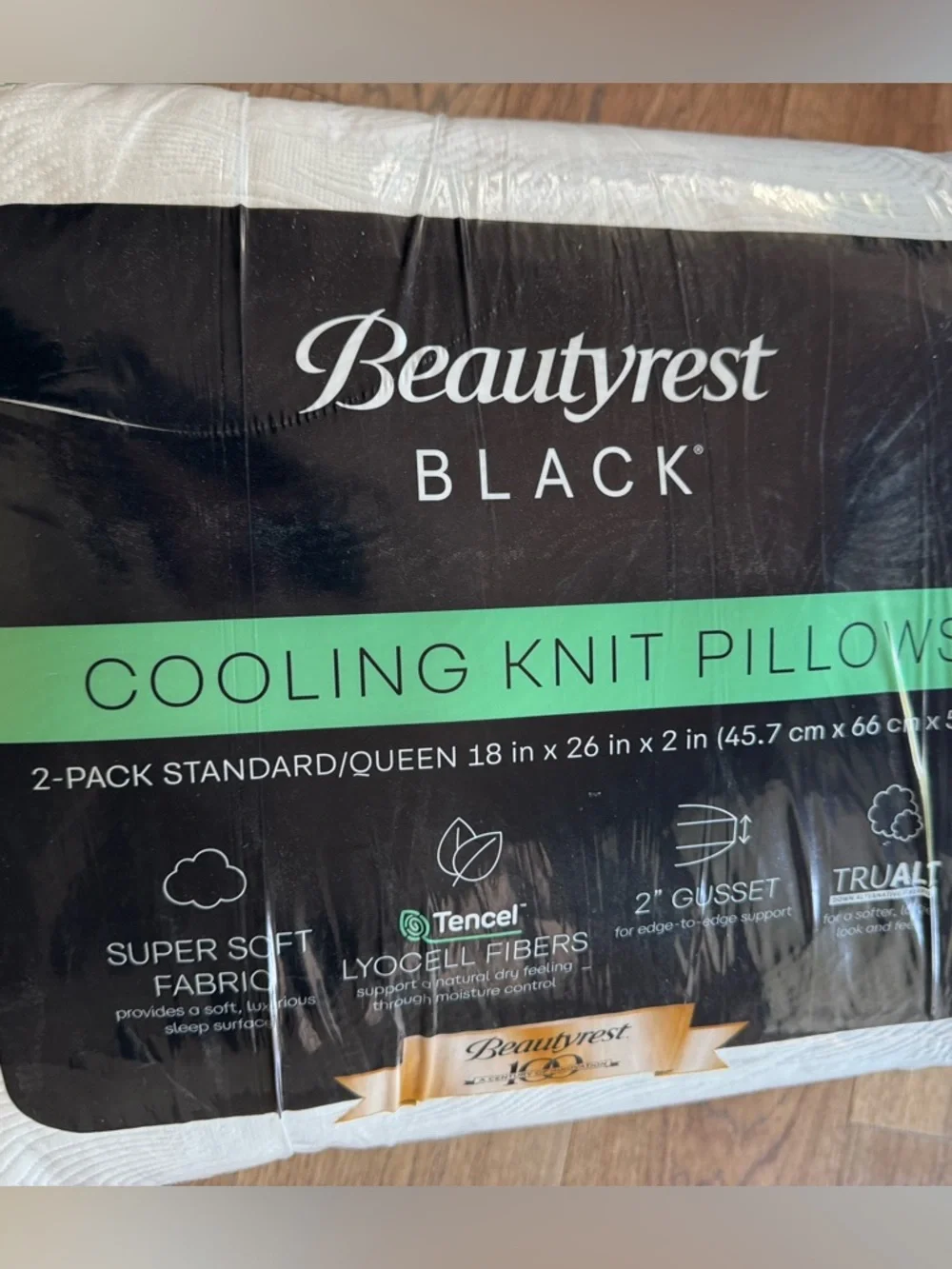 🎉LAST CHANCE🎉BEAUTYREST BLACK 2pk Luxurious Down Alternative Pillows